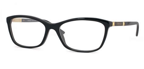 versace eyeglasses ve 3186 gb1 black 52mm|Versace VE3186 Eyeglasses .